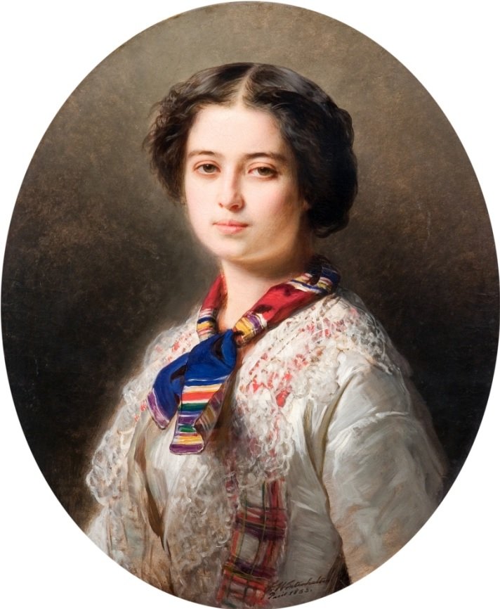Portret Cecylii Lubomirskiej tekijältä Franz Xaver Winterhalter