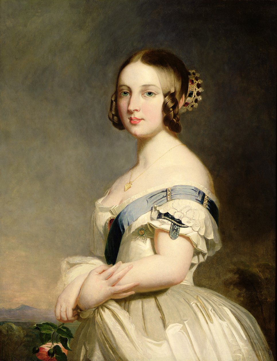 Kuningatar Victoria (1819-1901) (katso myös 15318 ja 159010) tekijältä Franz Xaver Winterhalter