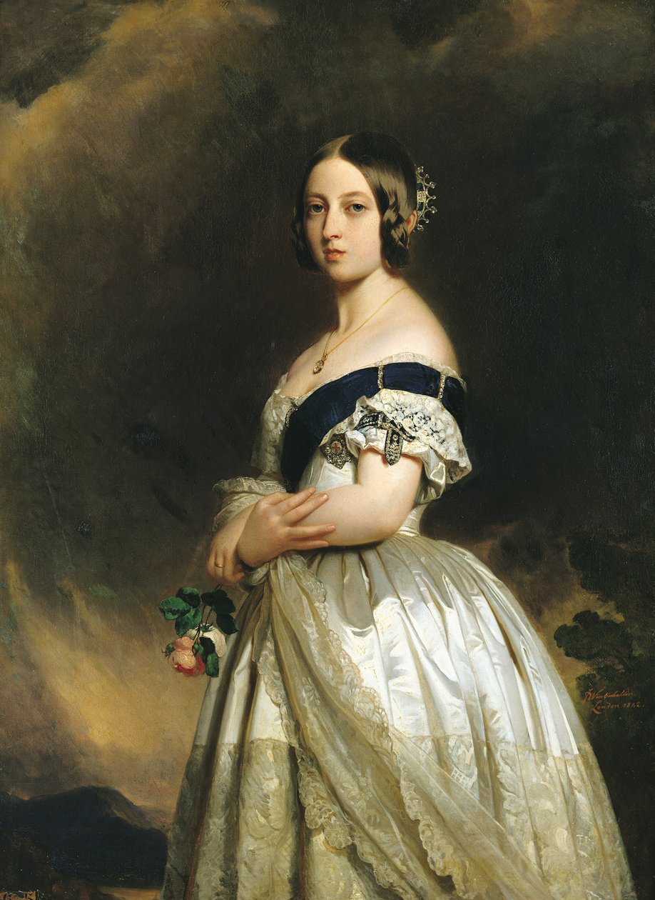 Kuningatar Victoria (1837-1901) 1842 tekijältä Franz Xaver Winterhalter
