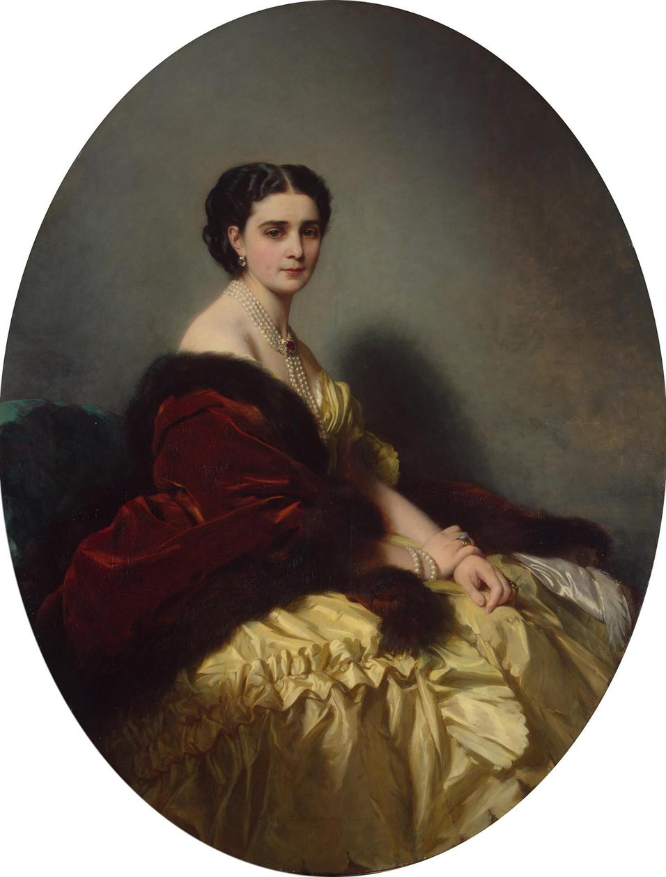 Sophia Petrovna Narishkina tekijältä Franz Xaver Winterhalter