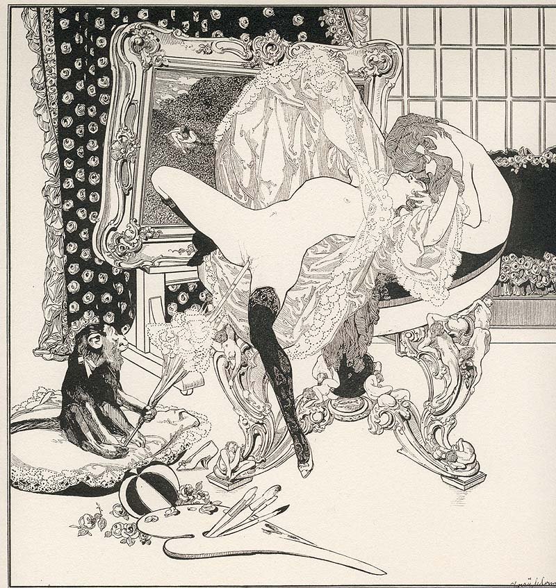 Der Toilettentischn tekijältä Franz von Bayros
