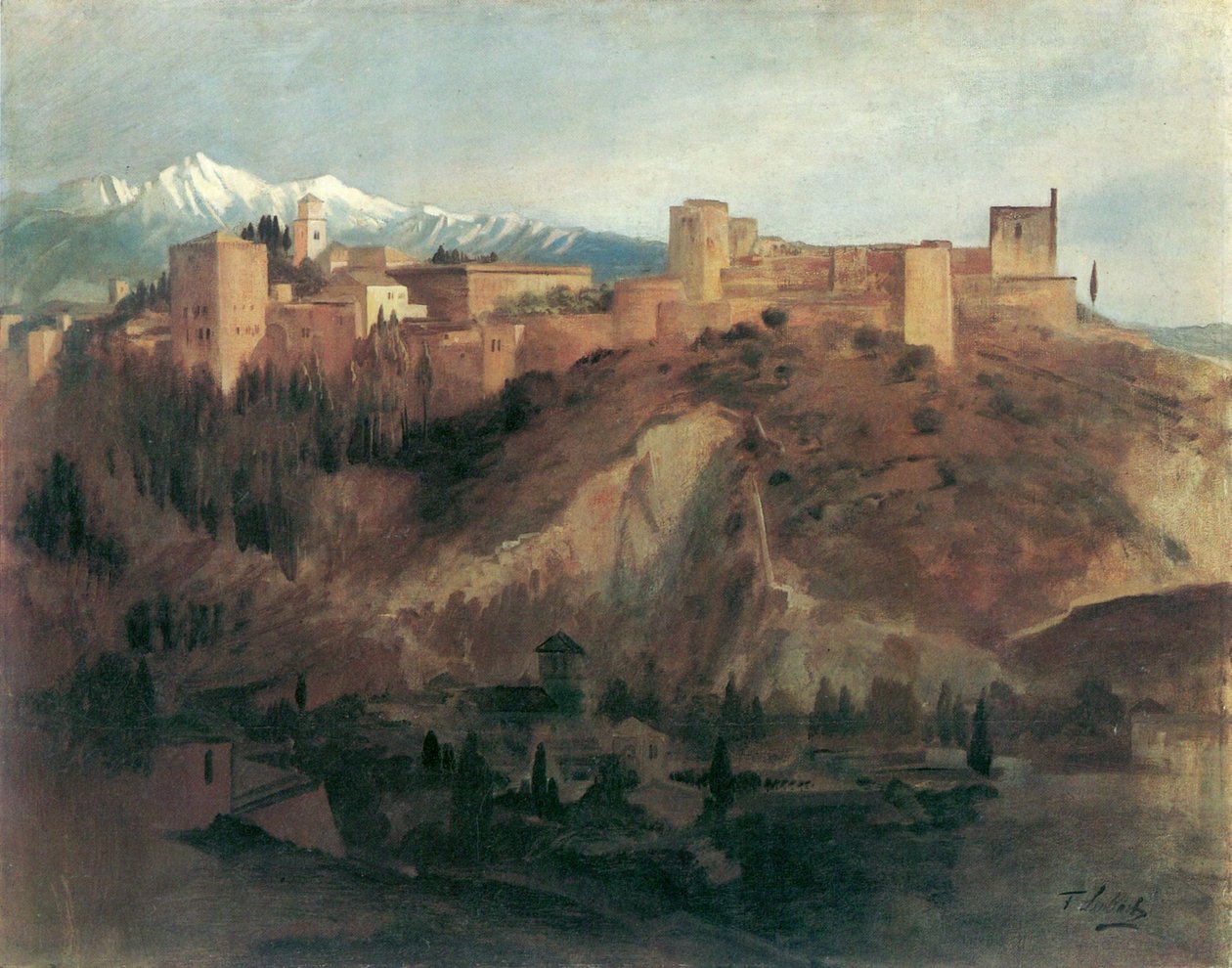 Alhambra Granadassa tekijältä Franz Seraph von Lenbach