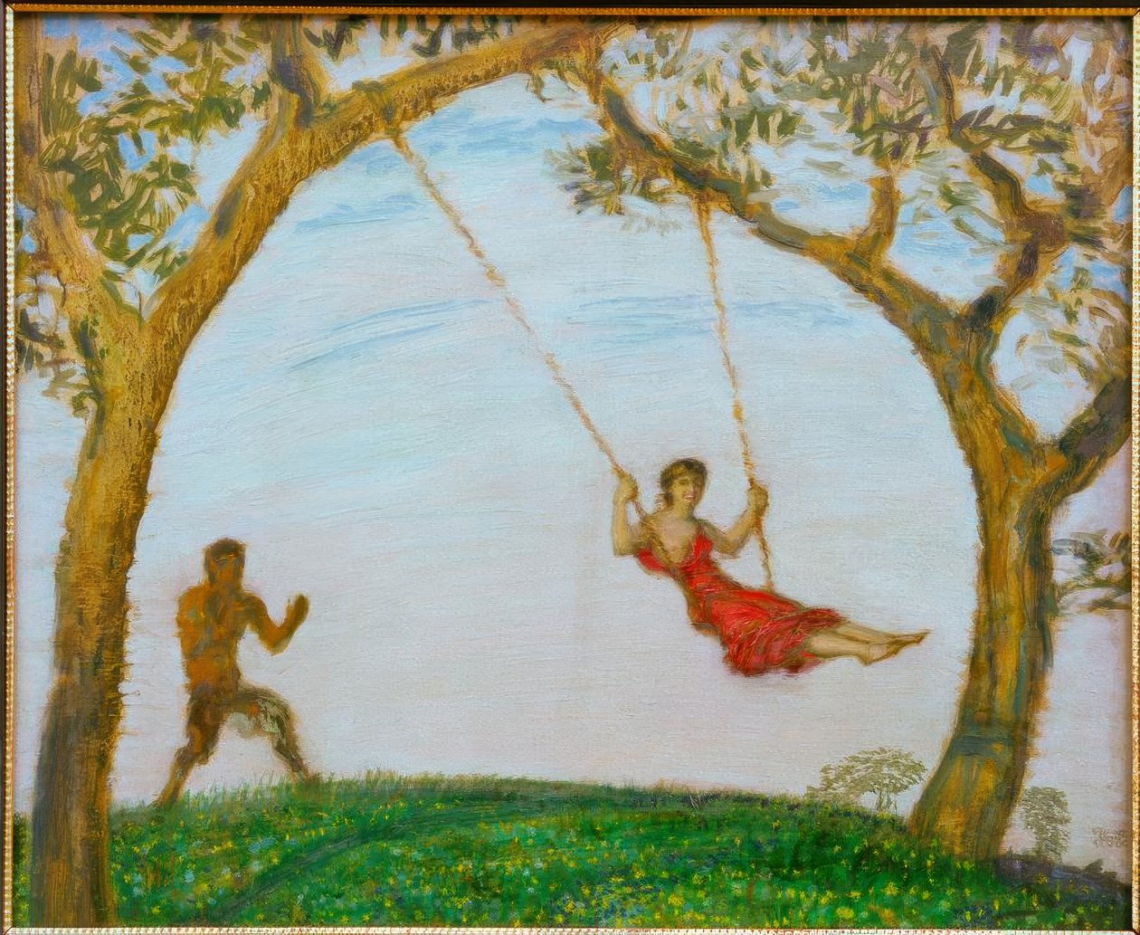 Die Schaukel tekijältä Franz von Stuck