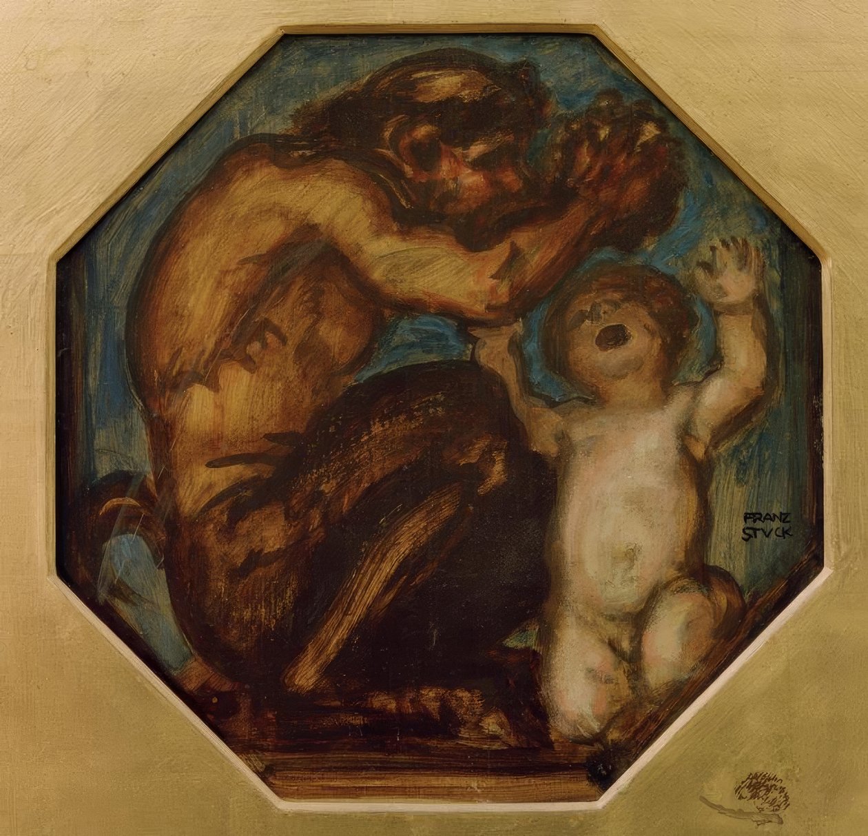 Faun und Bacchusknabe tekijältä Franz von Stuck