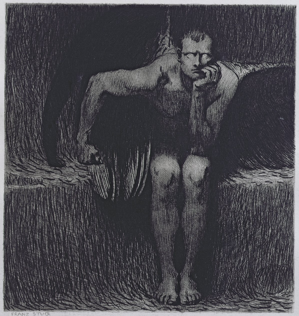 Lucifer tekijältä Franz von Stuck