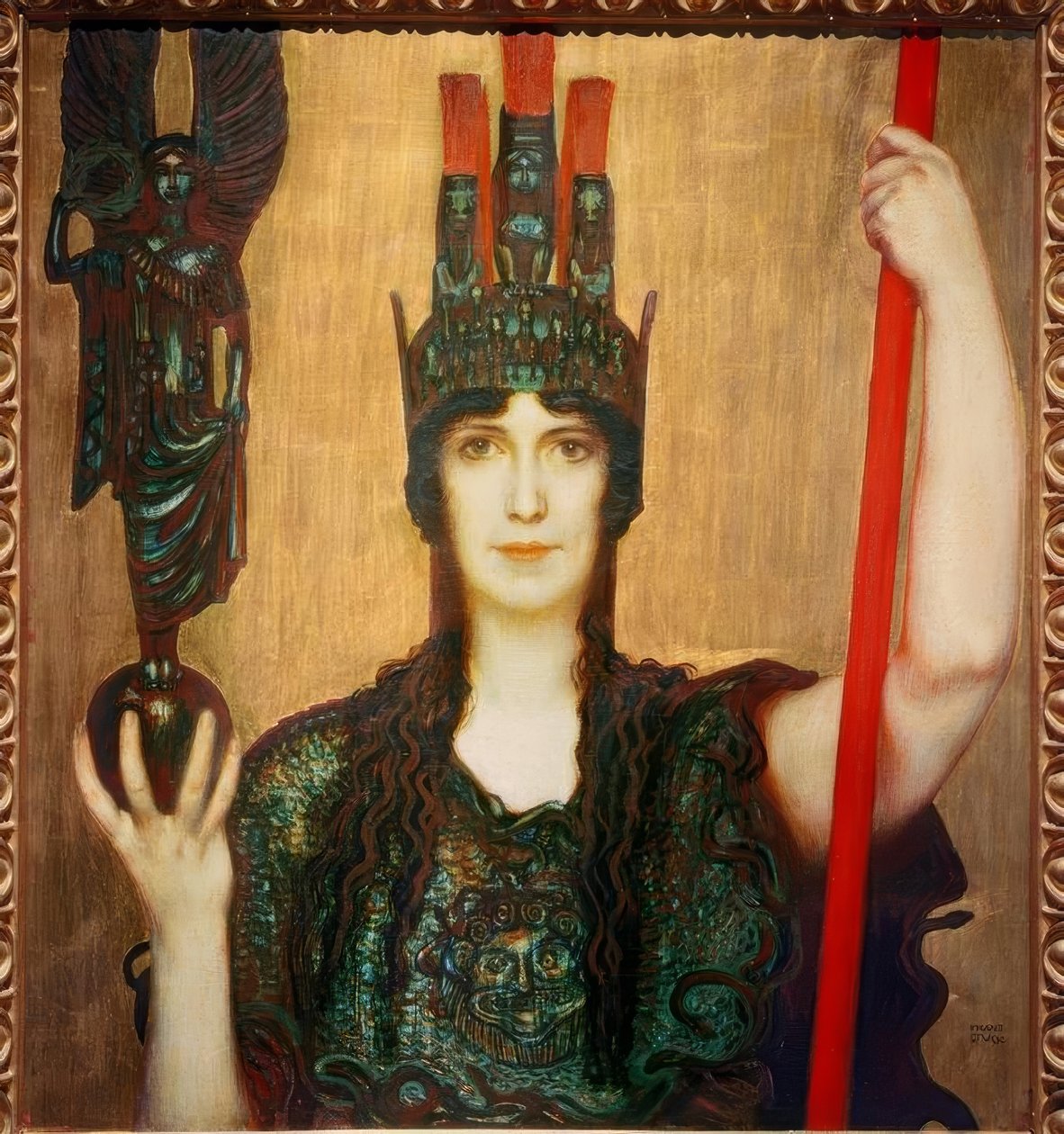 Pallas Athene tekijältä Franz von Stuck