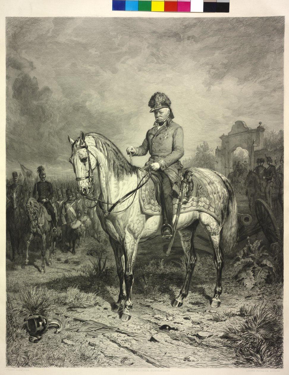 Joseph Radetzky Radetzin kreivi (etsaus) tekijältä Franz Adam