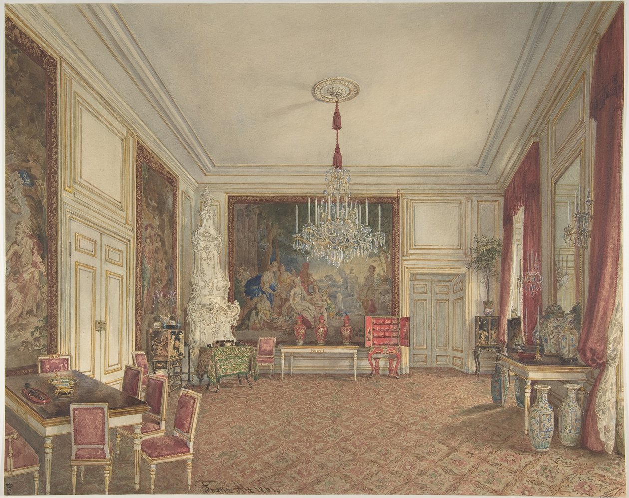 Arkkiherttua Ludwig Victorin huone Hofburgissa, Wienissä tekijältä Franz Alt