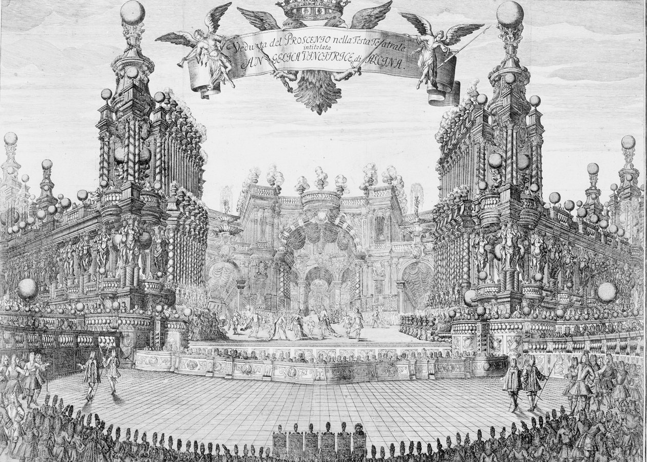 Proscenium Angelicalle, Alcinan voittaja, 1716. tekijältä Franz Ambros Dietel
