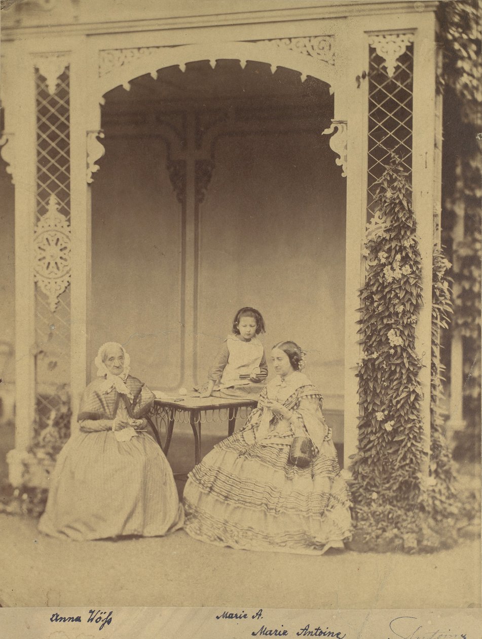 Anna Wöss, Marie ja Marie Antoine, 1850-60-luvut. tekijältä Franz Antoine