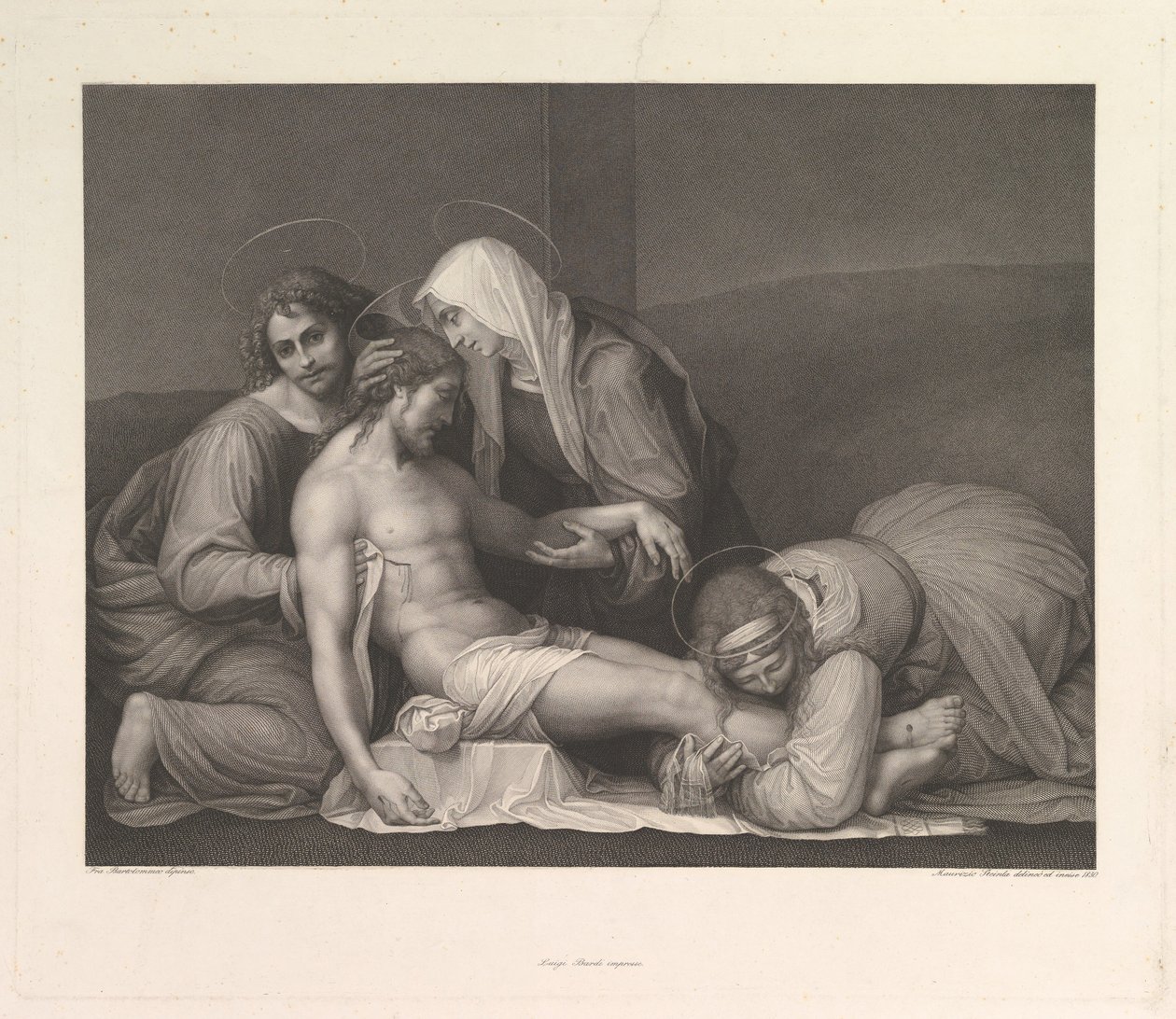 Kristuksen valitus, 1841. tekijältä Franz Anton Erich Moritz Steinla