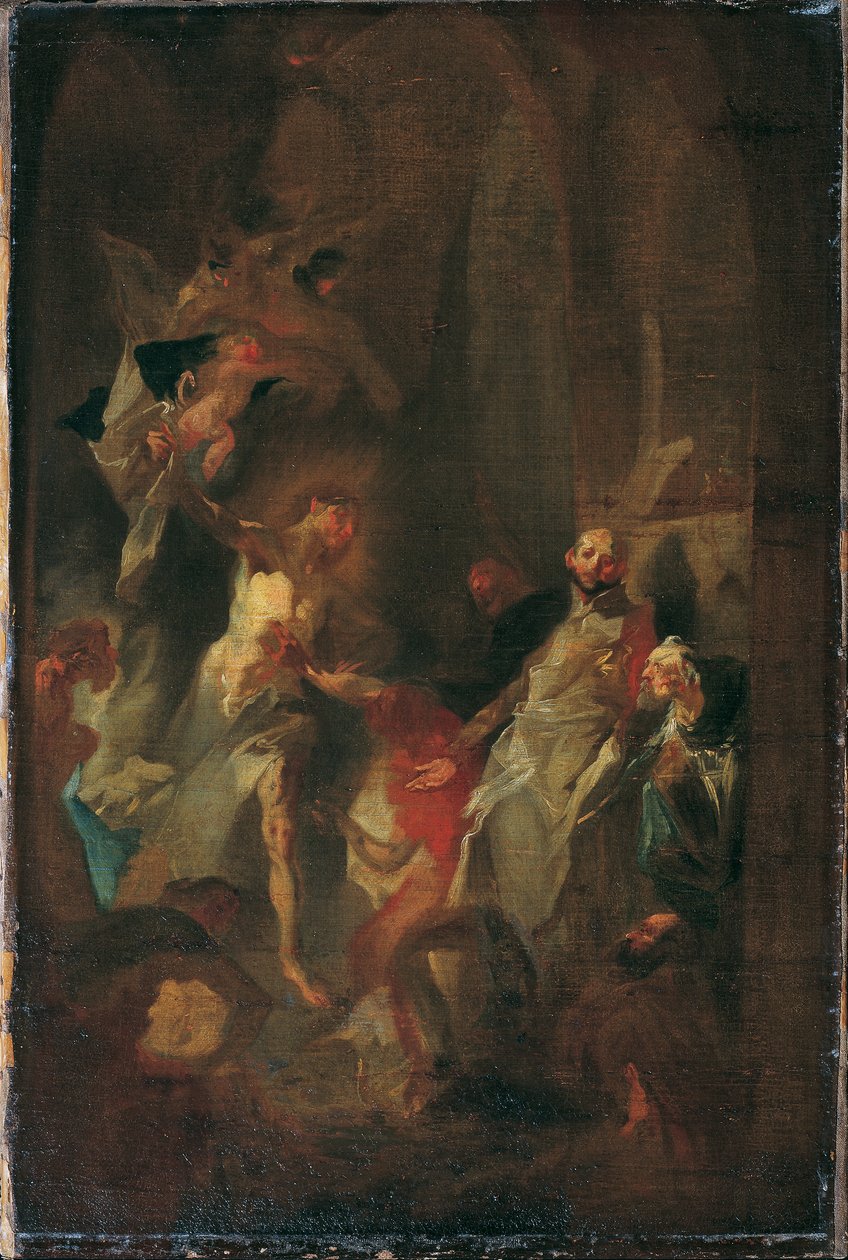 Kristus ilmestyy Pyhälle Tuomakselle tekijältä Franz Anton Maulbertsch