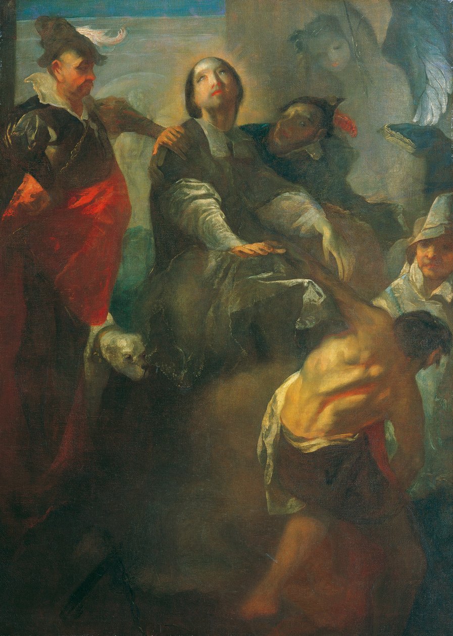 Pyhän Johannes Nepomukin vangitseminen tekijältä Franz Anton Maulbertsch