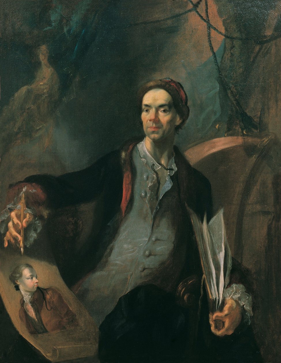 Omakuva, noin 1767. tekijältä Franz Anton Maulbertsch