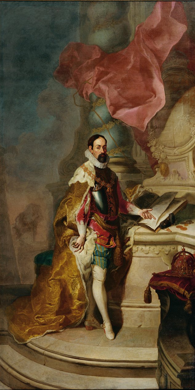 Pyhän Rooman keisarin Mattiaksen muotokuva 1557-1619, noin 1760. tekijältä Franz Anton Palko