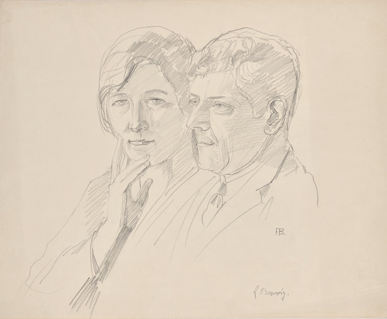 Grete Wagner-Barwig ja Dr. Joseph Wagner tekijältä Franz Barwig d. Ä.