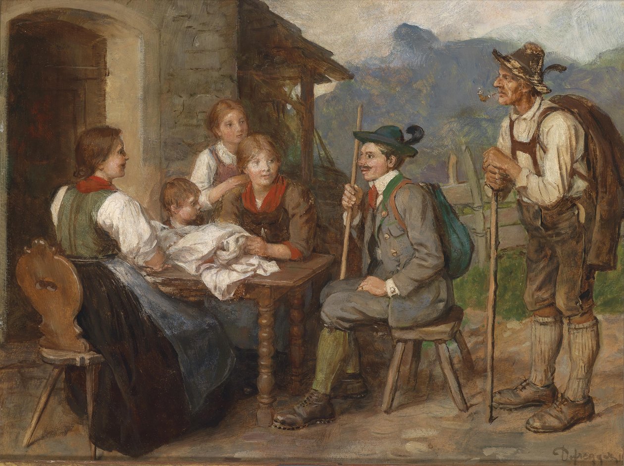 Salon-Tiroler tekijältä Franz Defregger