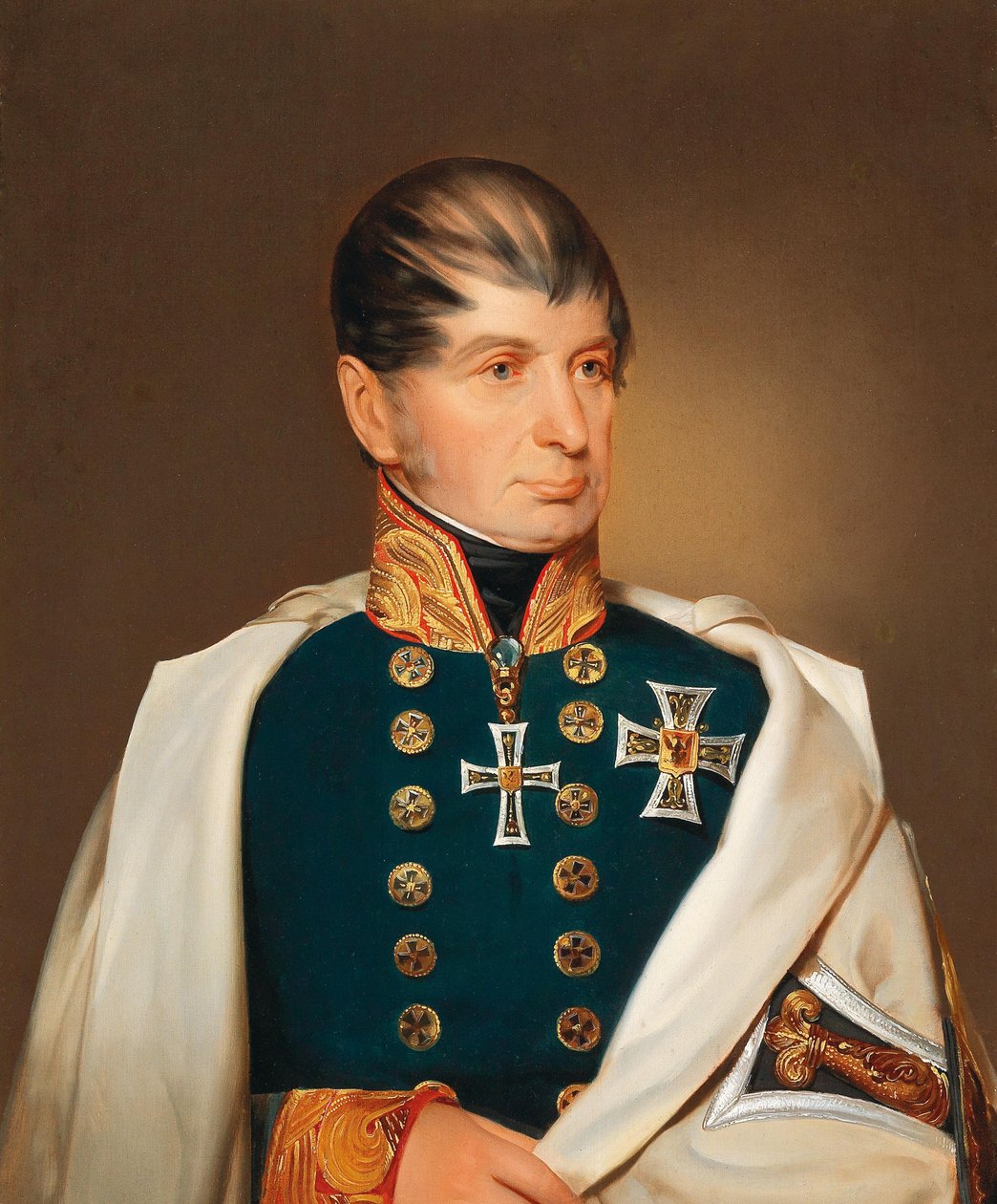 Itävalta-Esten arkkiherttua Maximilian Joseph 1782-1863 Saksalaisen ritarikunnan suurmestarina. tekijältä Franz Eybl