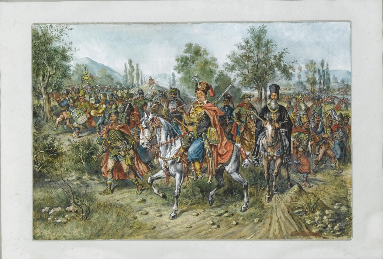 Franz Freiherr von der Trenck ja hänen rykmenttinsä, 1903 tekijältä Franz Gaul