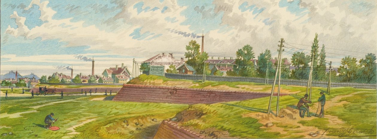 Lerchenfelder Line Wienissä tekijältä Franz Gerasch
