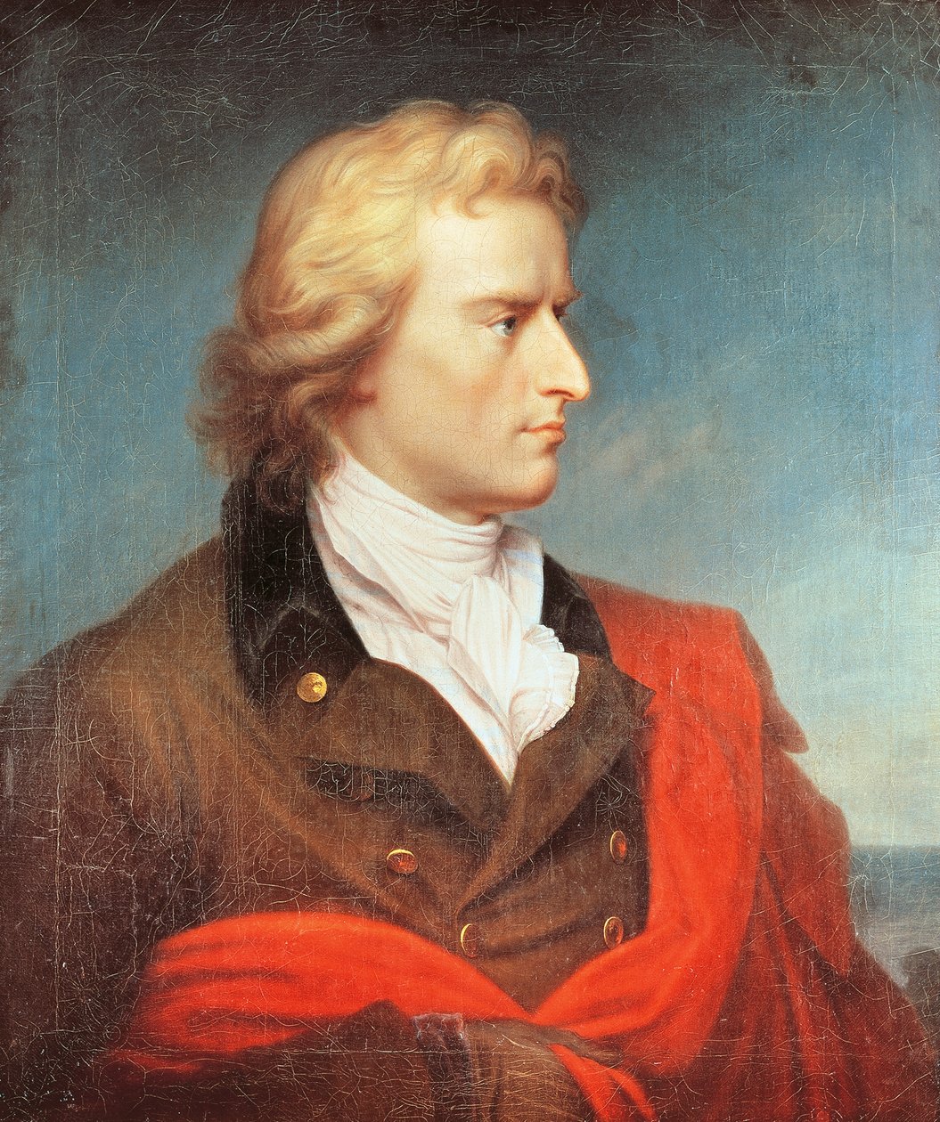 Friedrich Schillerin muotokuva tekijältä Franz Gerhard von Kugelgen