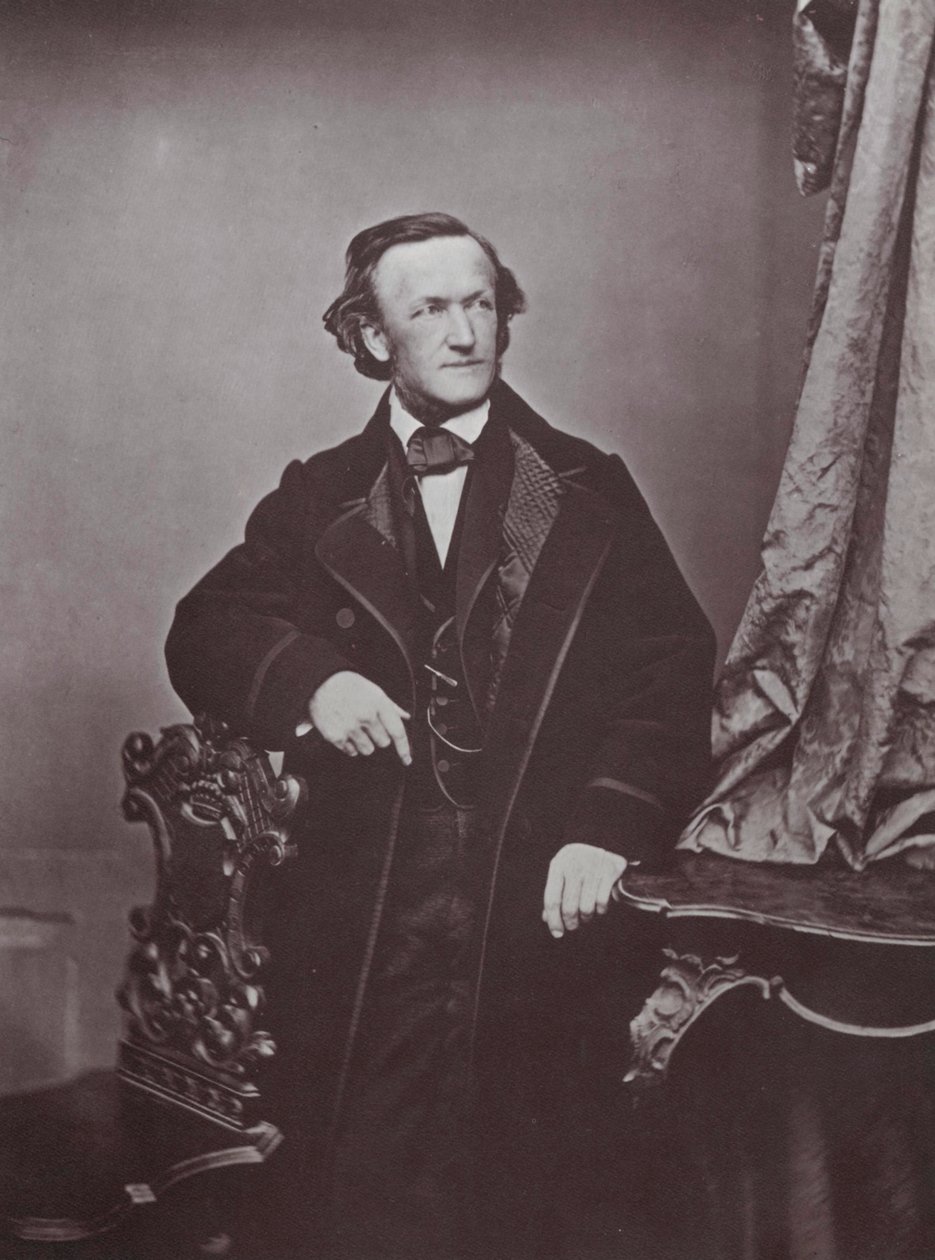 Richard Wagner, saksalainen säveltäjä, 1860-luku tekijältä Franz Hanfstaengl