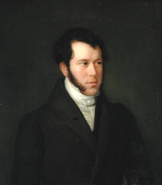 Gunther Genslerin (1803-84) muotokuva, 1833 tekijältä Franz Heesche