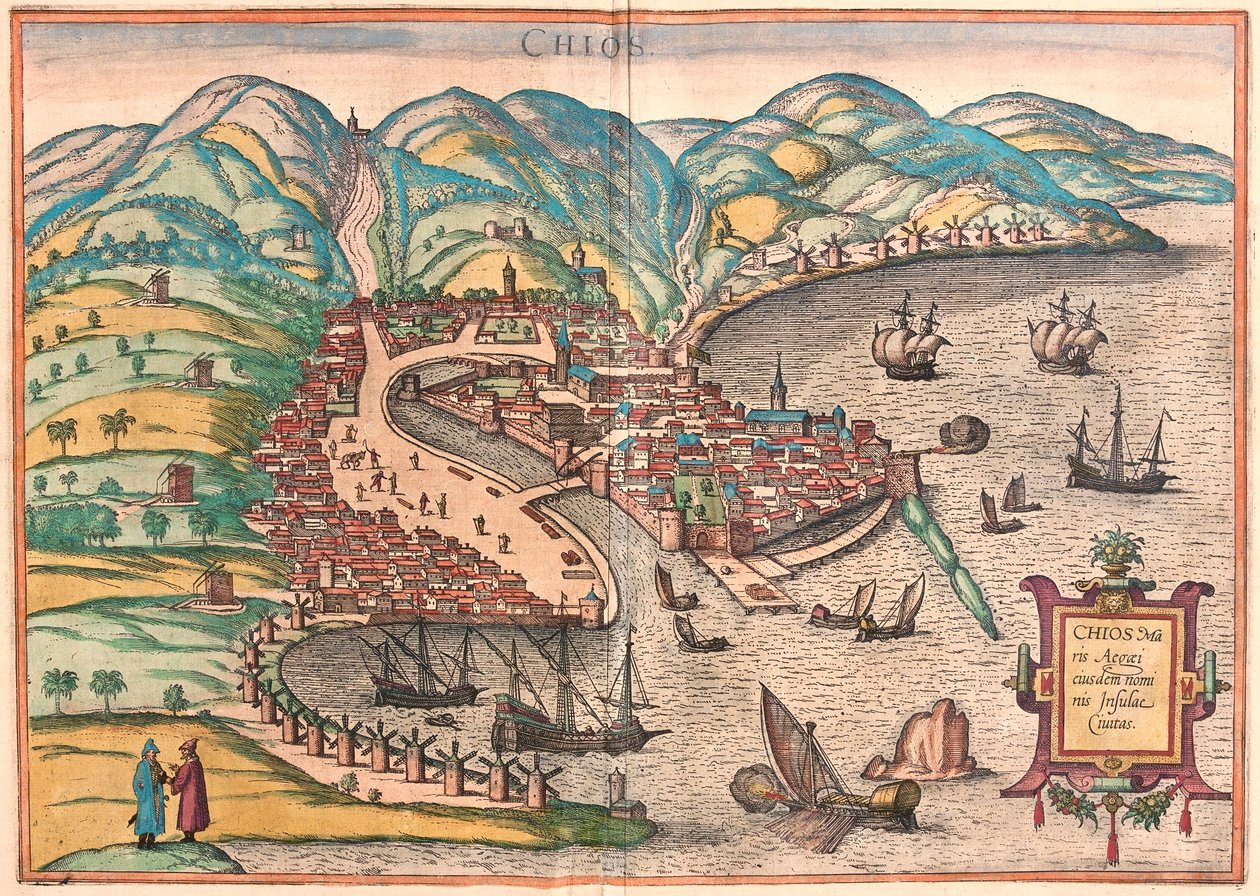 Chios tai Chio, Kreikka (kaiverrus tekijältä Franz Hogenberg