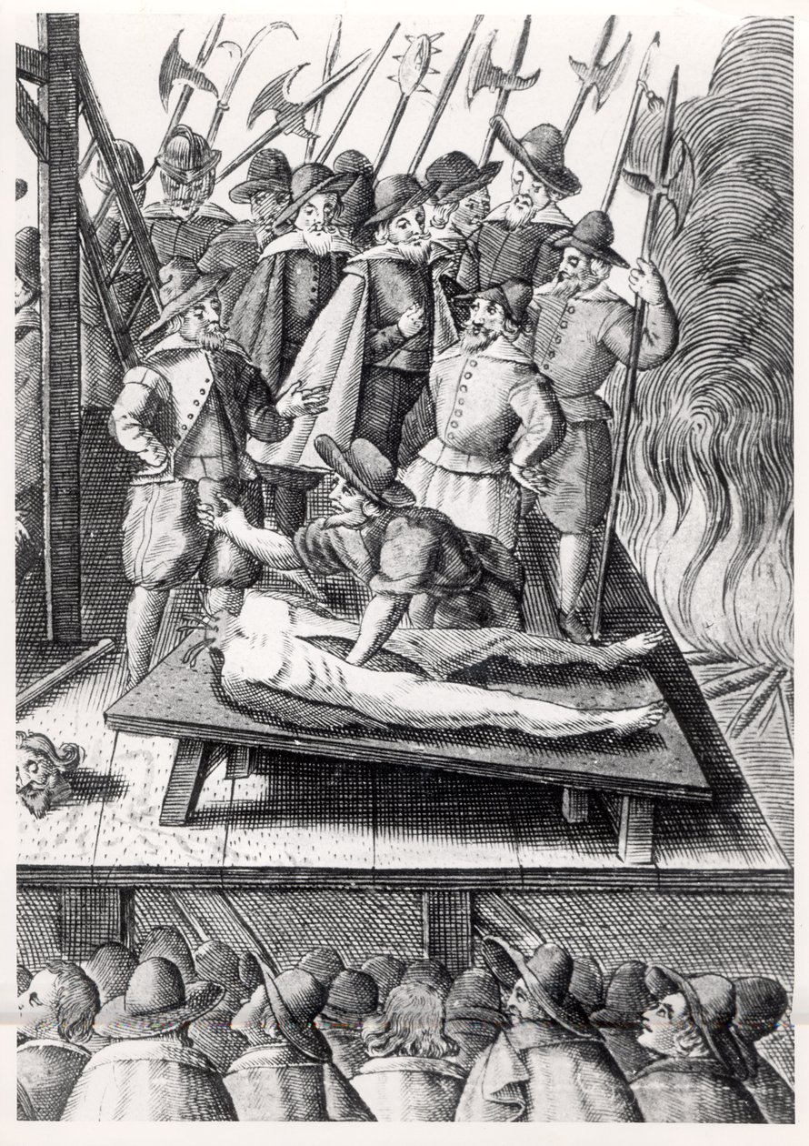 Katolisten teloitus Englannissa Elizabeth I:n hallituskaudella (1533-1603) tekijältä Franz Hogenberg