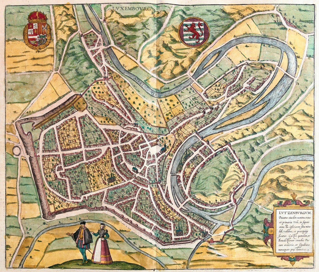 Luxemburg tekijältä Franz Hogenberg