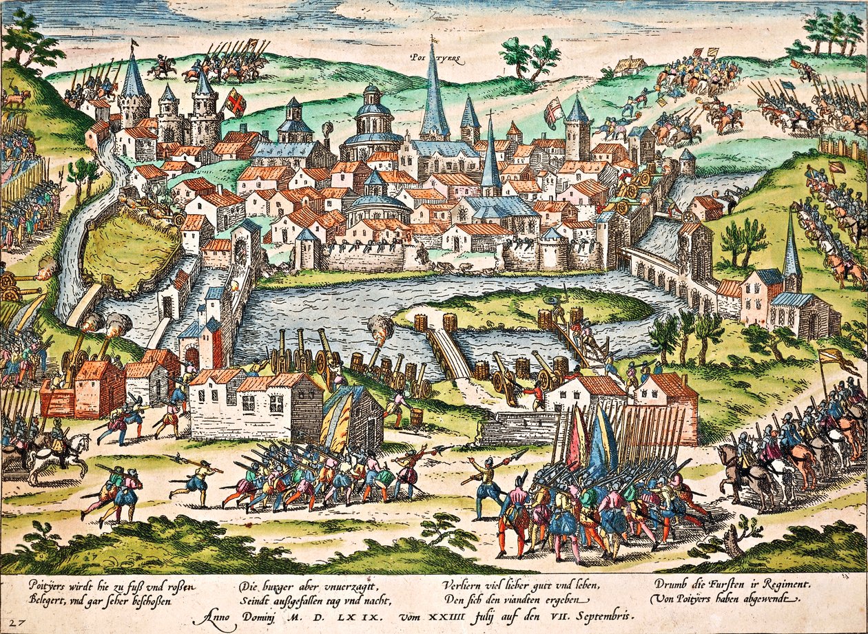 Paavilaiset piirittivät Poitiers