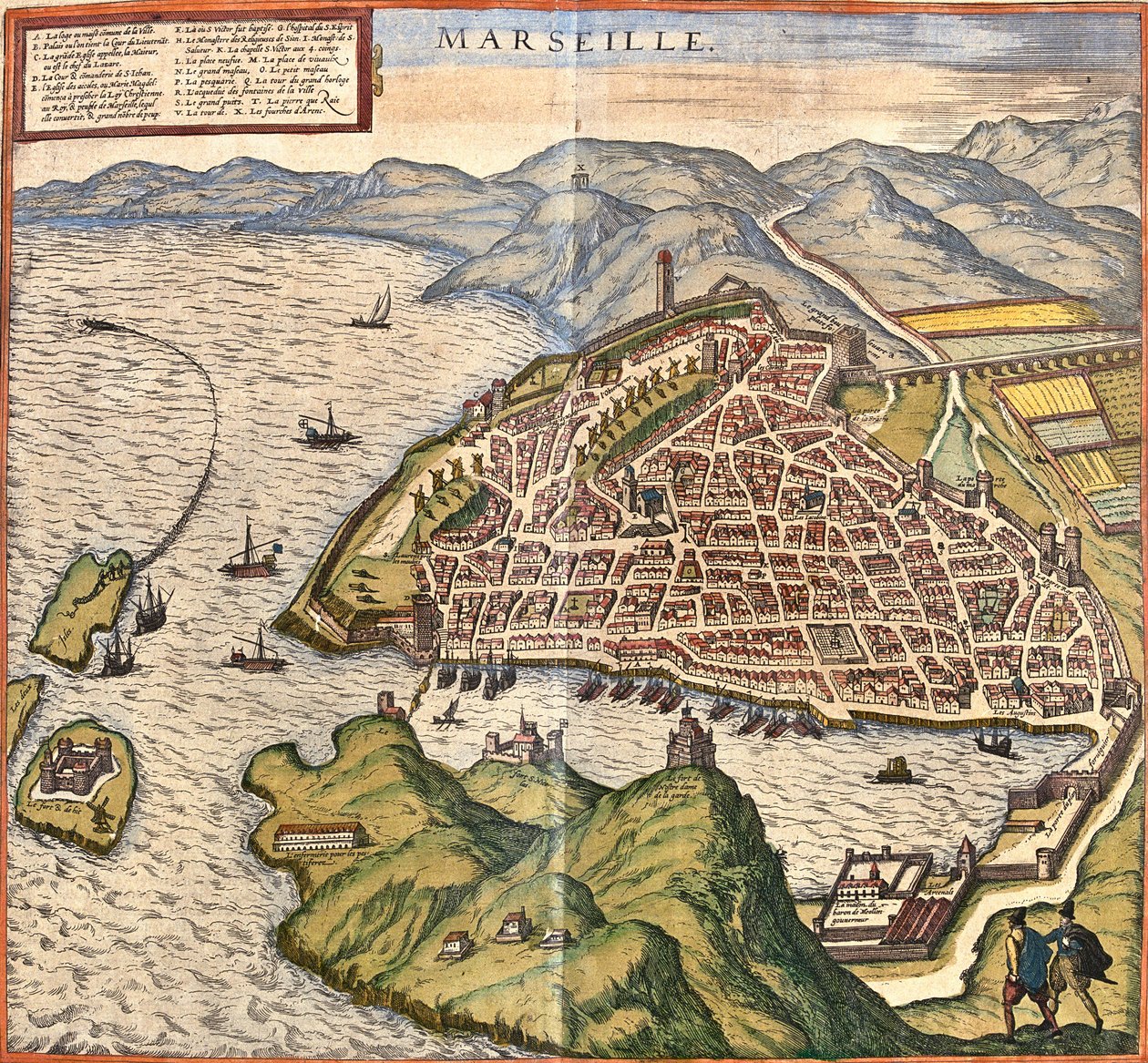 Marseillen suunnitelma, Fance (etsaus tekijältä Franz Hogenberg