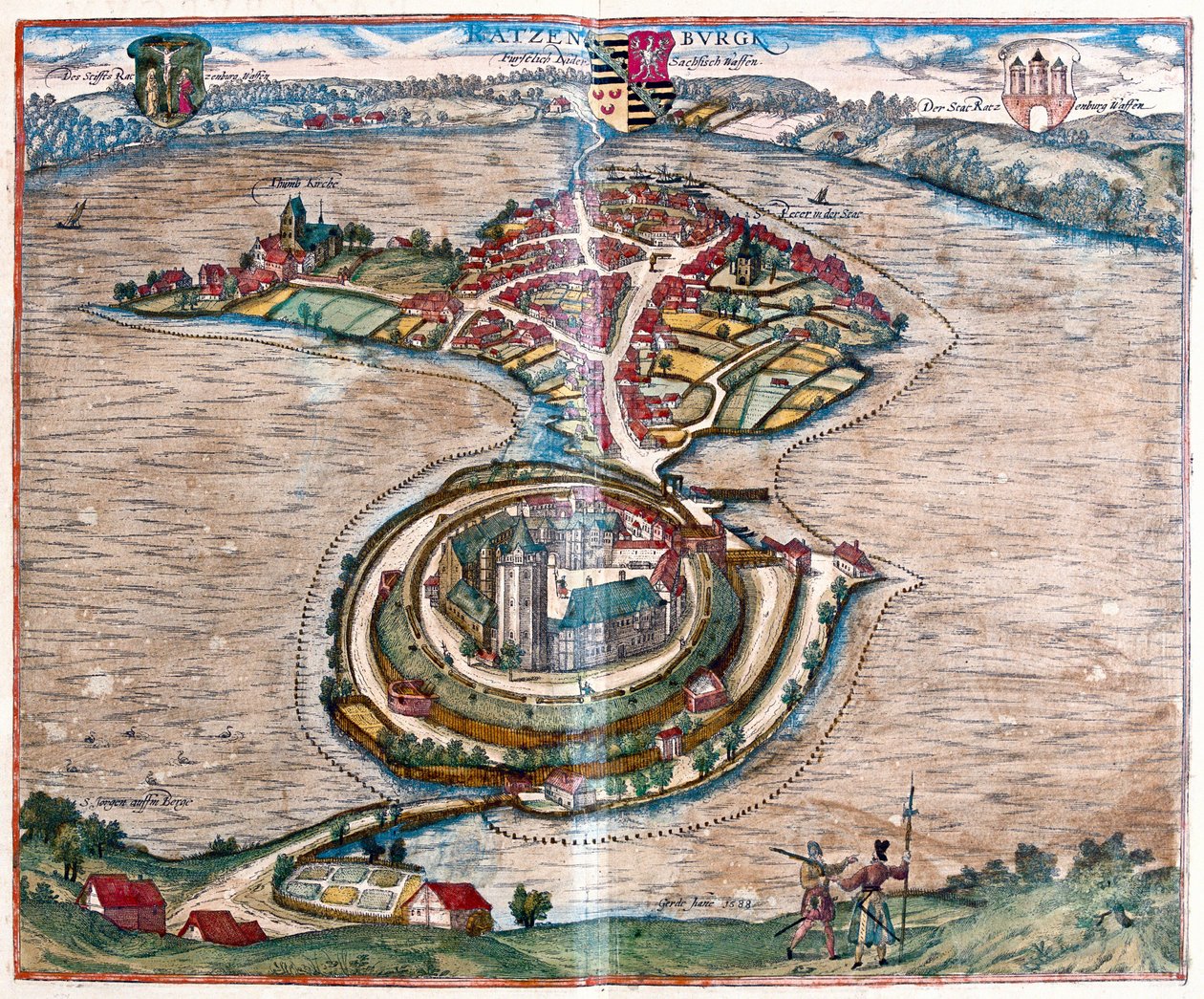 Ratzeburg), Saksa tekijältä Franz Hogenberg