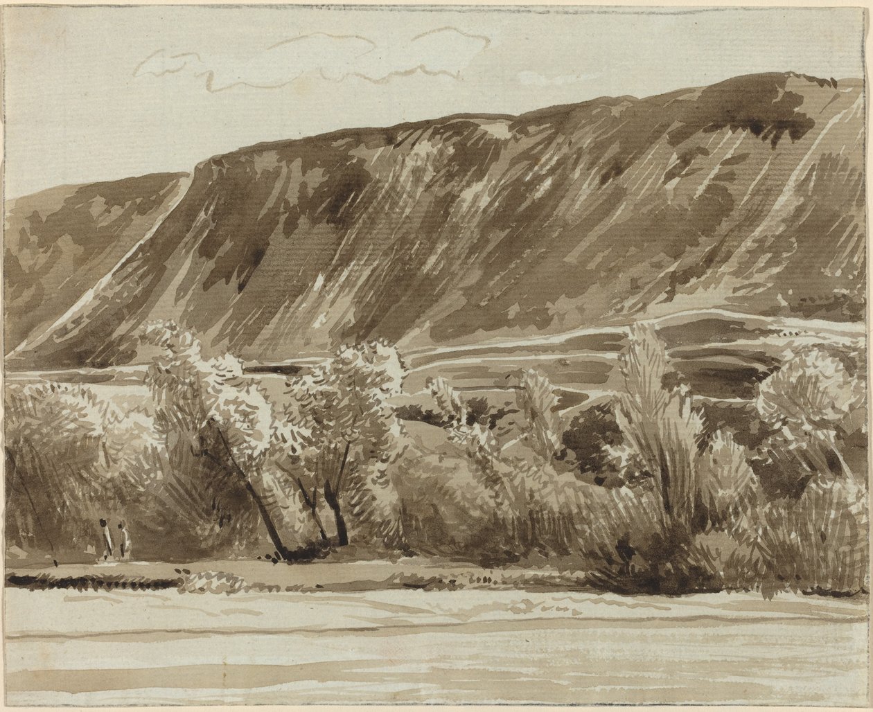 Joen ranta vuorten takana tekijältä Franz Innocenz Josef Kobell