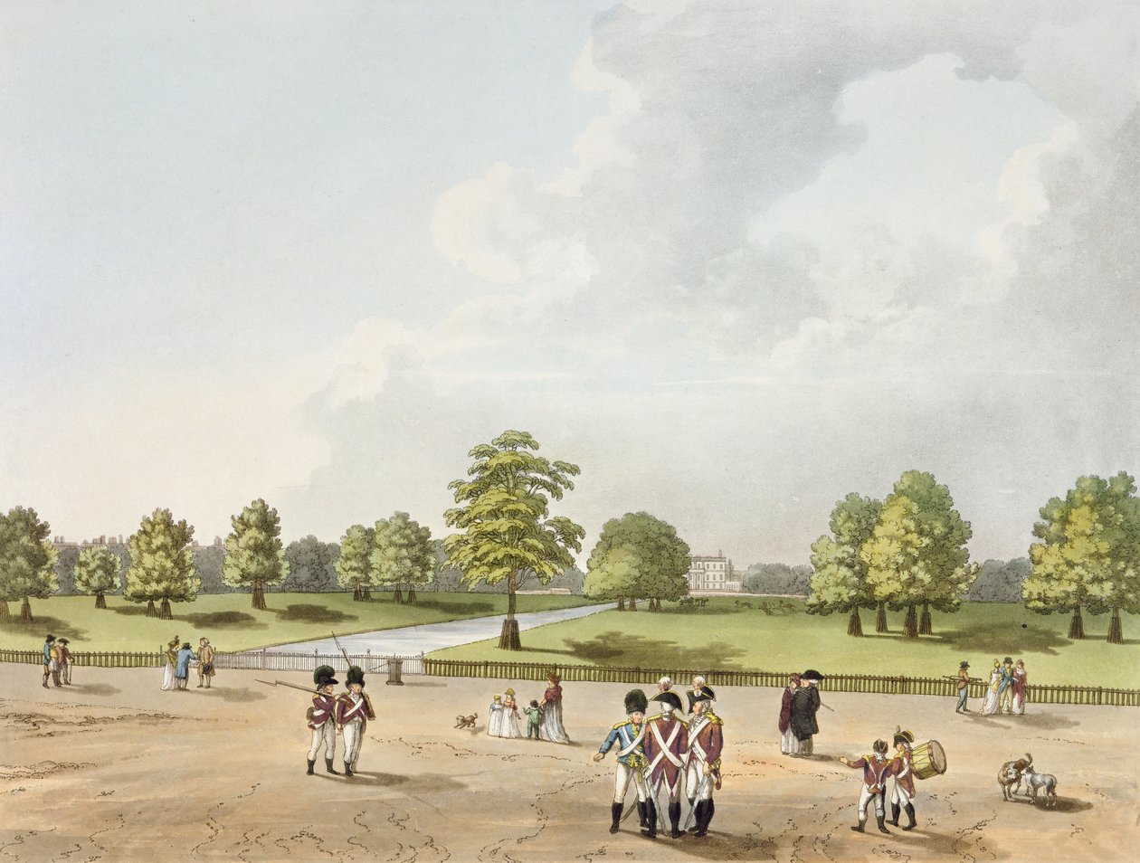 Näkymä Buckingham Housen St. James