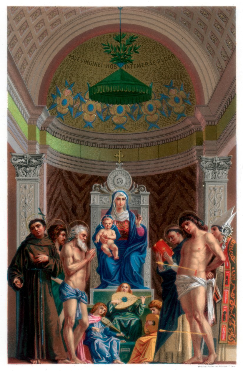 San Giobben alttaritaulu, c1478 1870 tekijältä Franz Kellerhoven