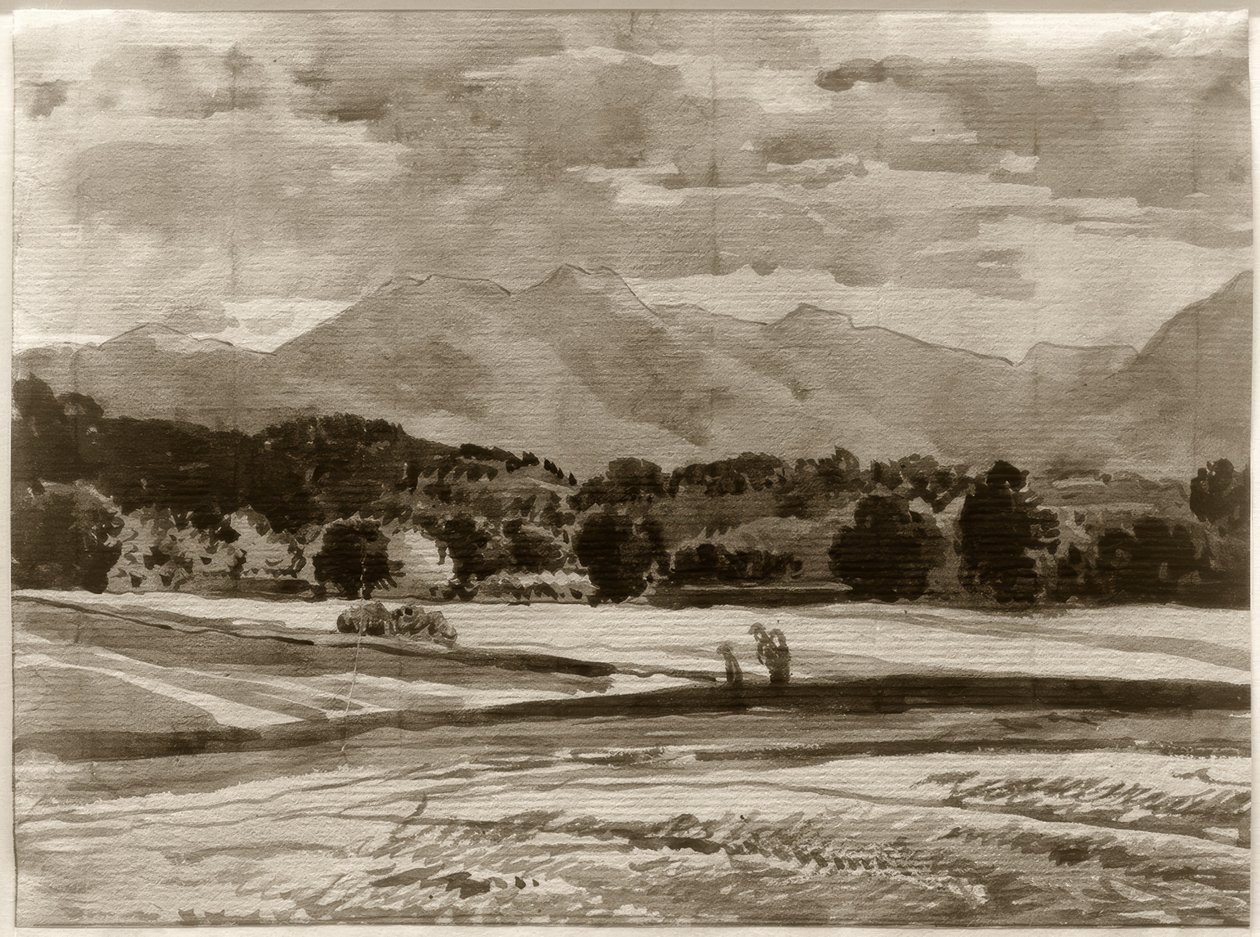 Vorgebirgslandschaft tekijältä Franz Kobell