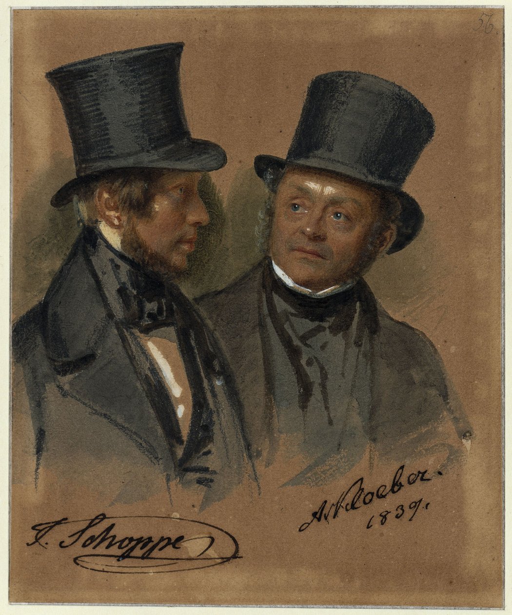 August von Klöber, Julius Schoppe tekijältä Franz Krüger