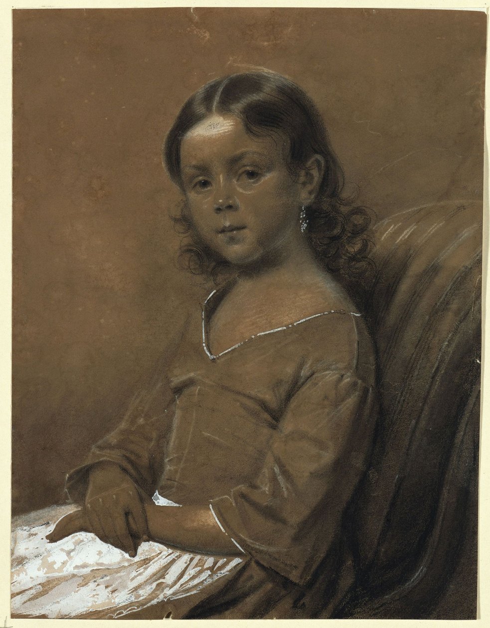 Auguste Taglioni lapsena tekijältä Franz Krüger