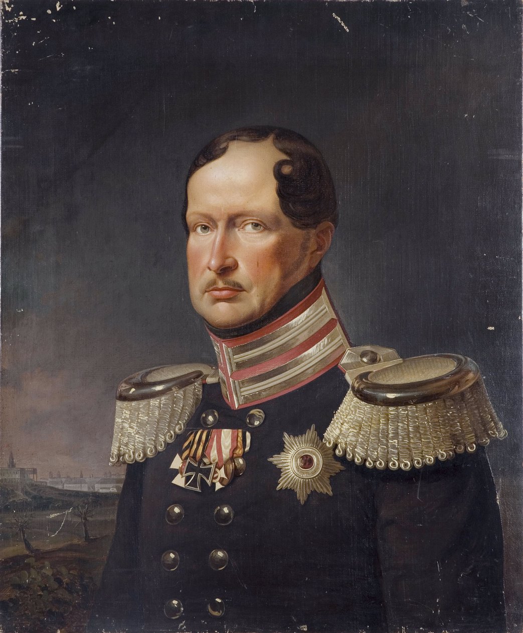 Frederick Vilhelm III Preussilainen - Frederick Vilhelm III Preussilainen (1797-1840), kirjoittanut Kruger, Franz (1797-1857). Öljy kankaalle. Tukholman kansallismuseo tekijältä Franz Krüger