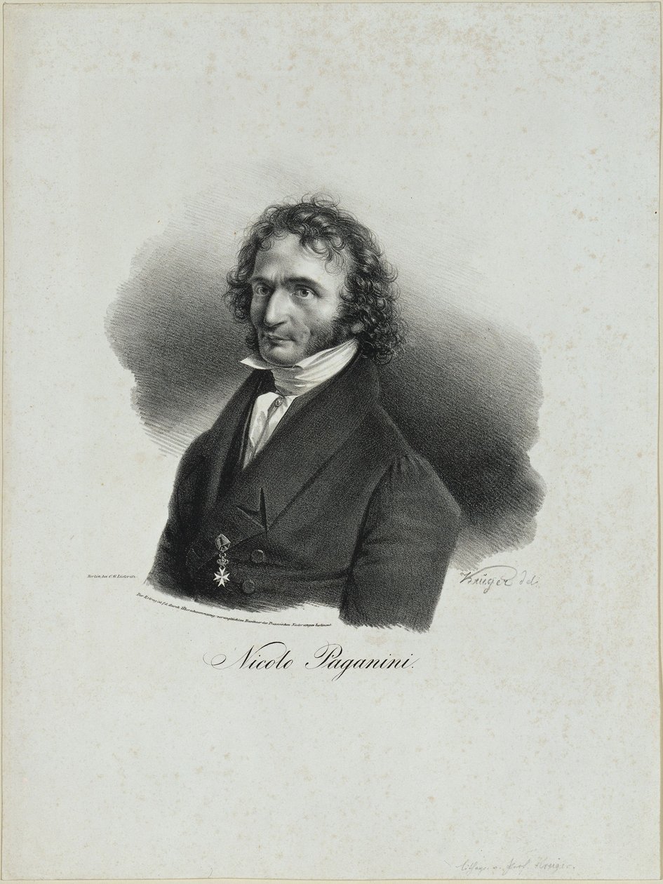 Niccolò Paganini tekijältä Franz Krüger