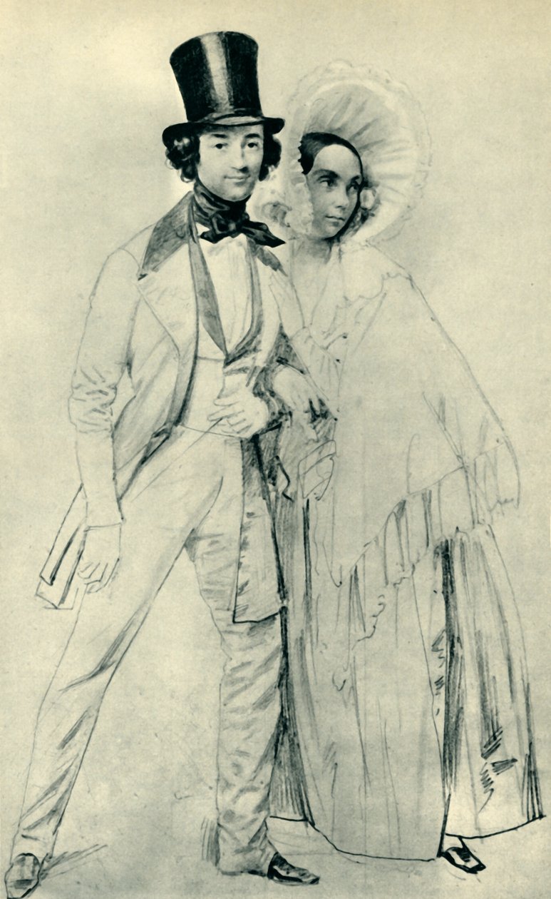 Paul ja Amalie Taglioni, 1839, 1943. tekijältä Franz Krüger