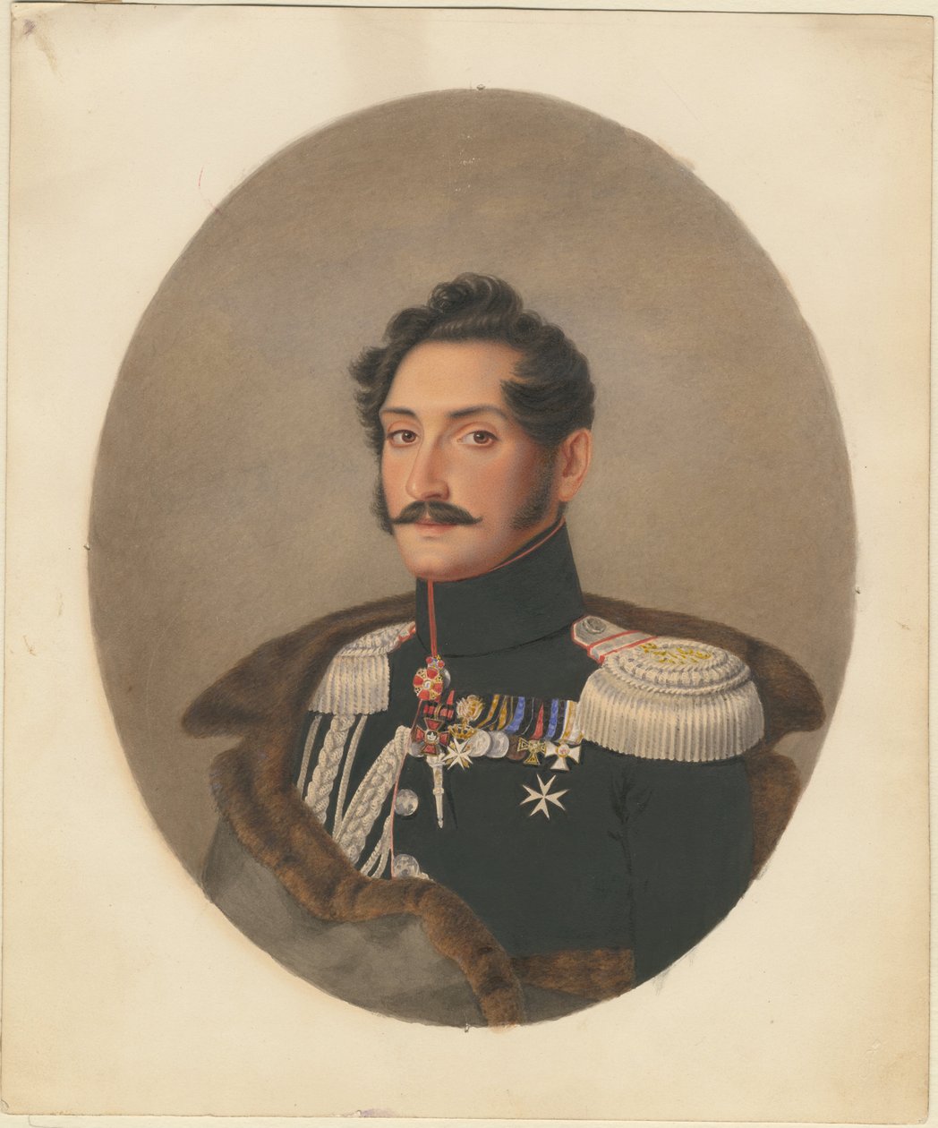 Kreivi Aleksei Fjodorovitš Orlovin muotokuva 1787-1862 tekijältä Franz Krüger