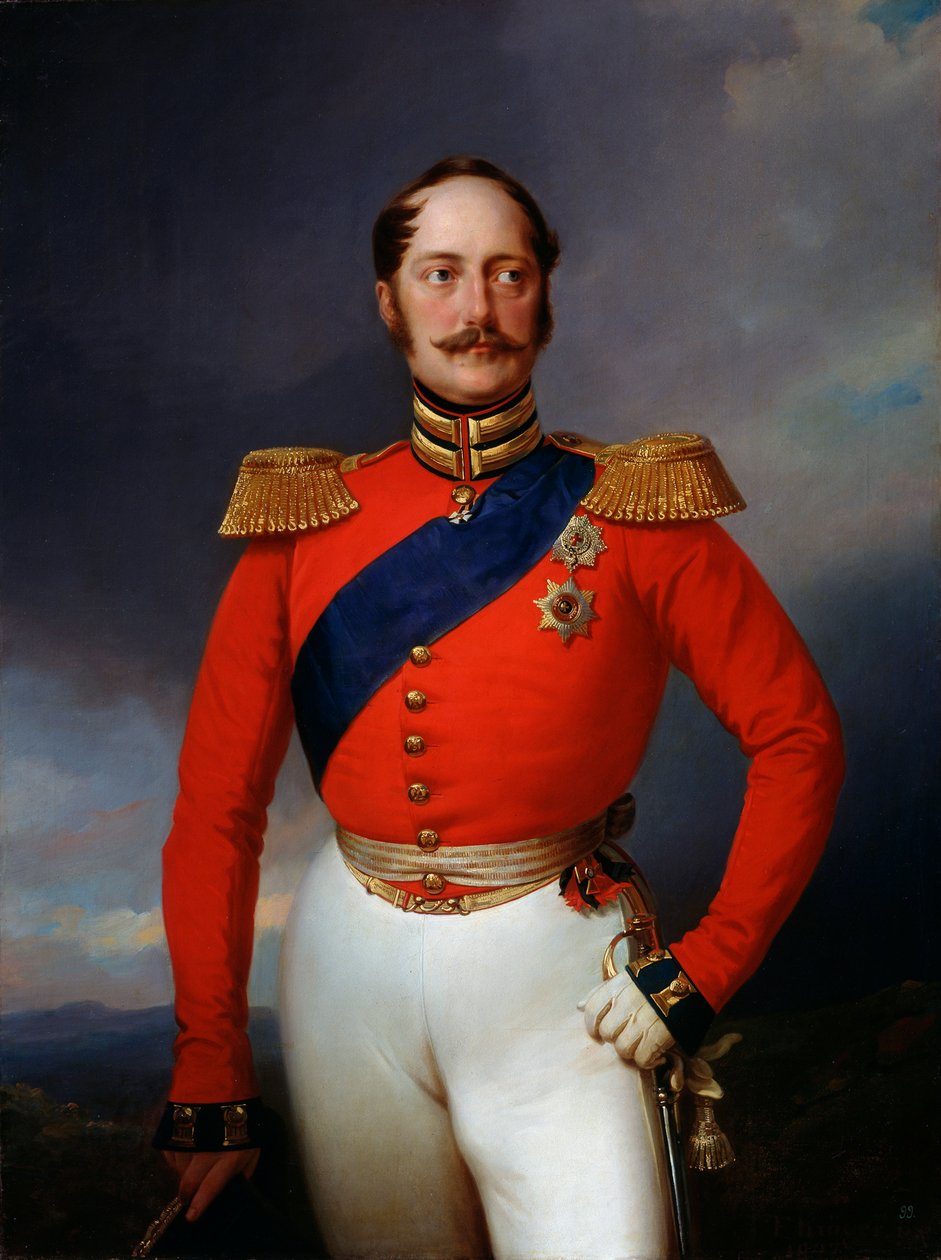 Keisari Nikolai I:n muotokuva, 1796-1855, 1847. tekijältä Franz Krüger