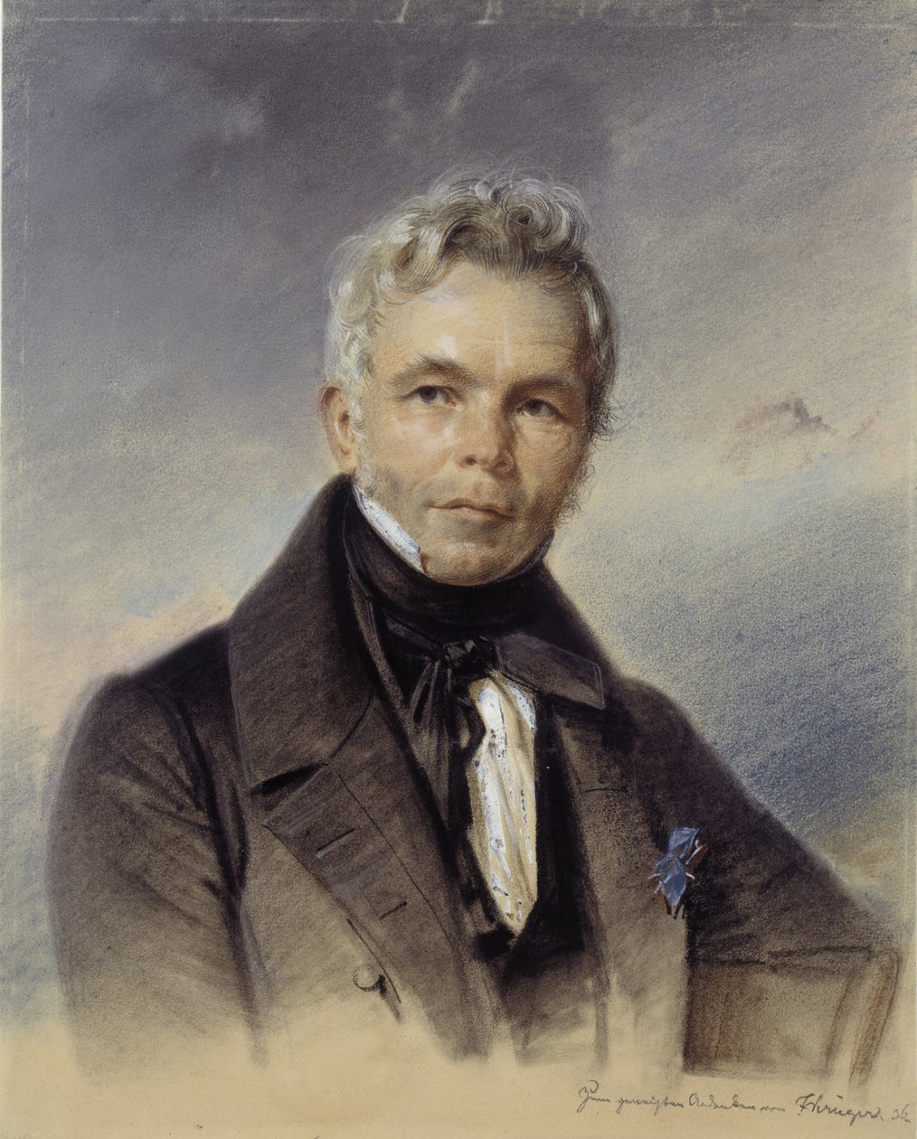 Karl Friedrich Schinkelin muotokuva, 1836 tekijältä Franz Krüger
