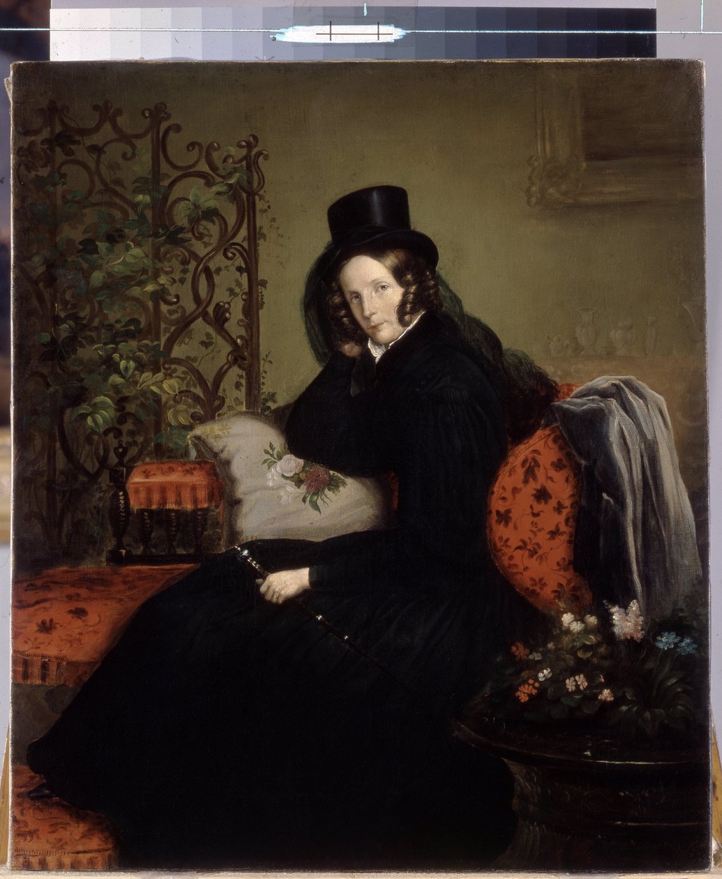 Keisarinna Alexandra Fedorovnan muotokuva (s. Charlotte of Preussia tekijältä Franz Krüger