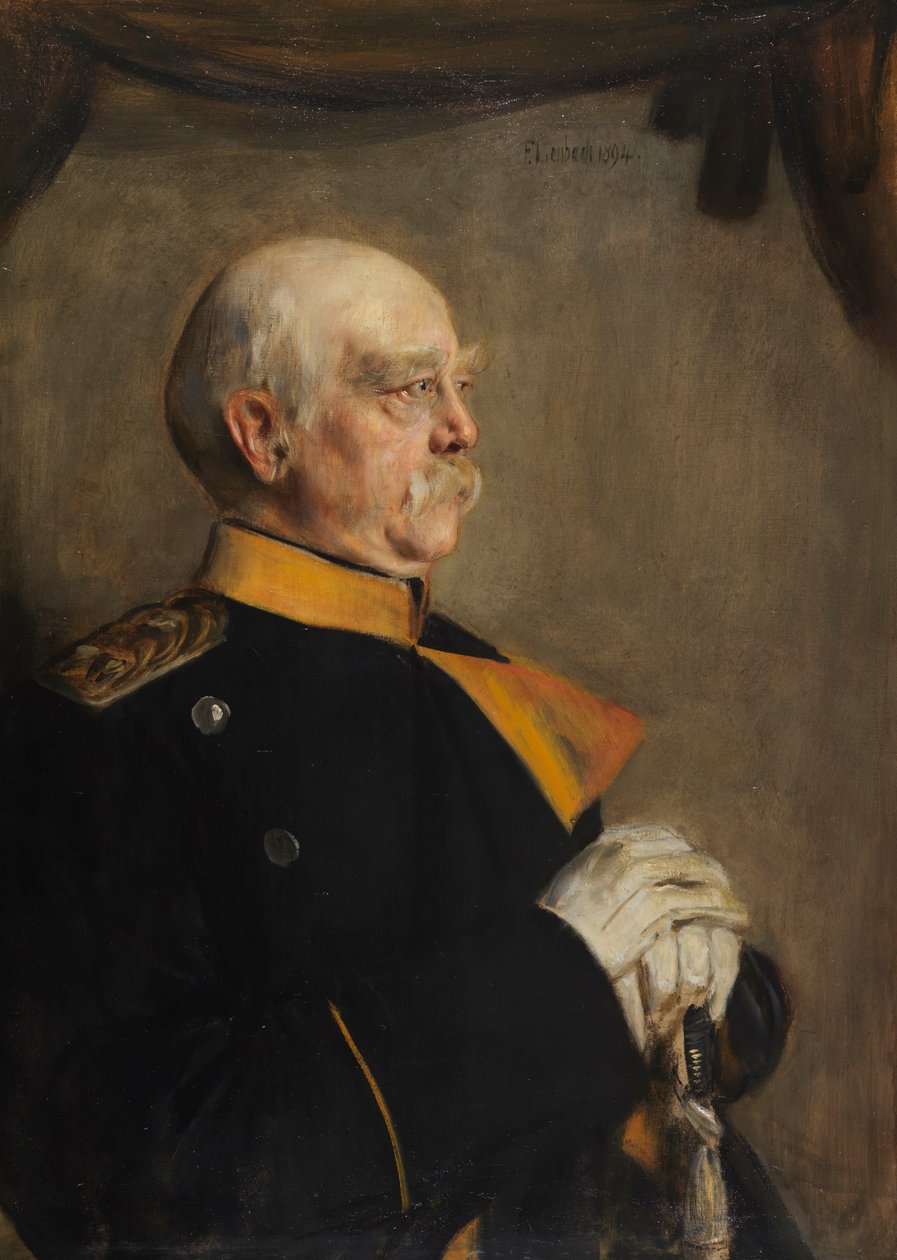 Otto von Bismarckin muotokuva 1815-1898, 1894. tekijältä Franz von Lenbach
