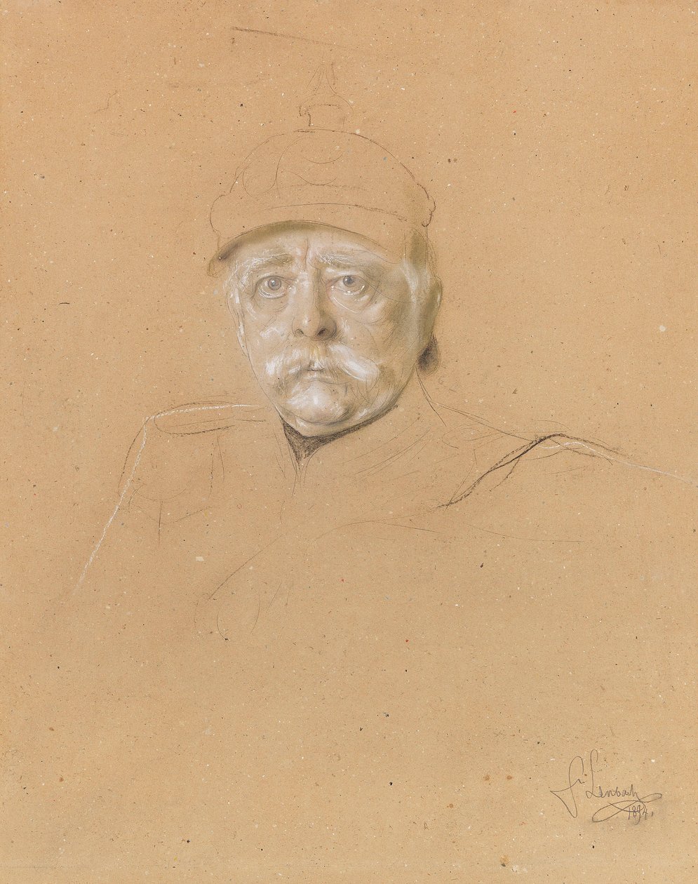 Otto von Bismarckin muotokuva 1815-1898, 1894. tekijältä Franz von Lenbach