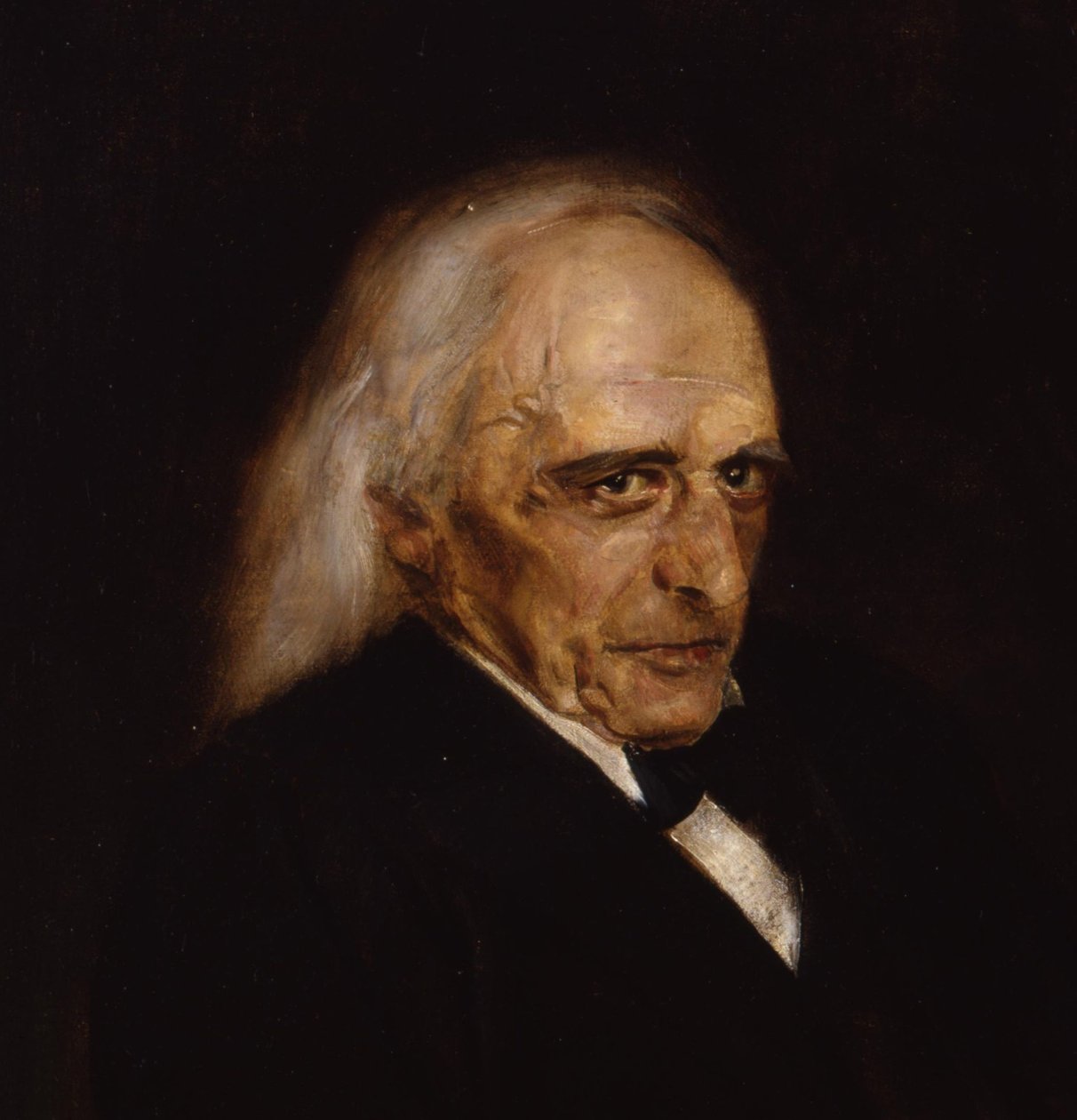 Theodor Mommsenin muotokuva 1817-1903 Yksityiskohta, 1897 tekijältä Franz von Lenbach