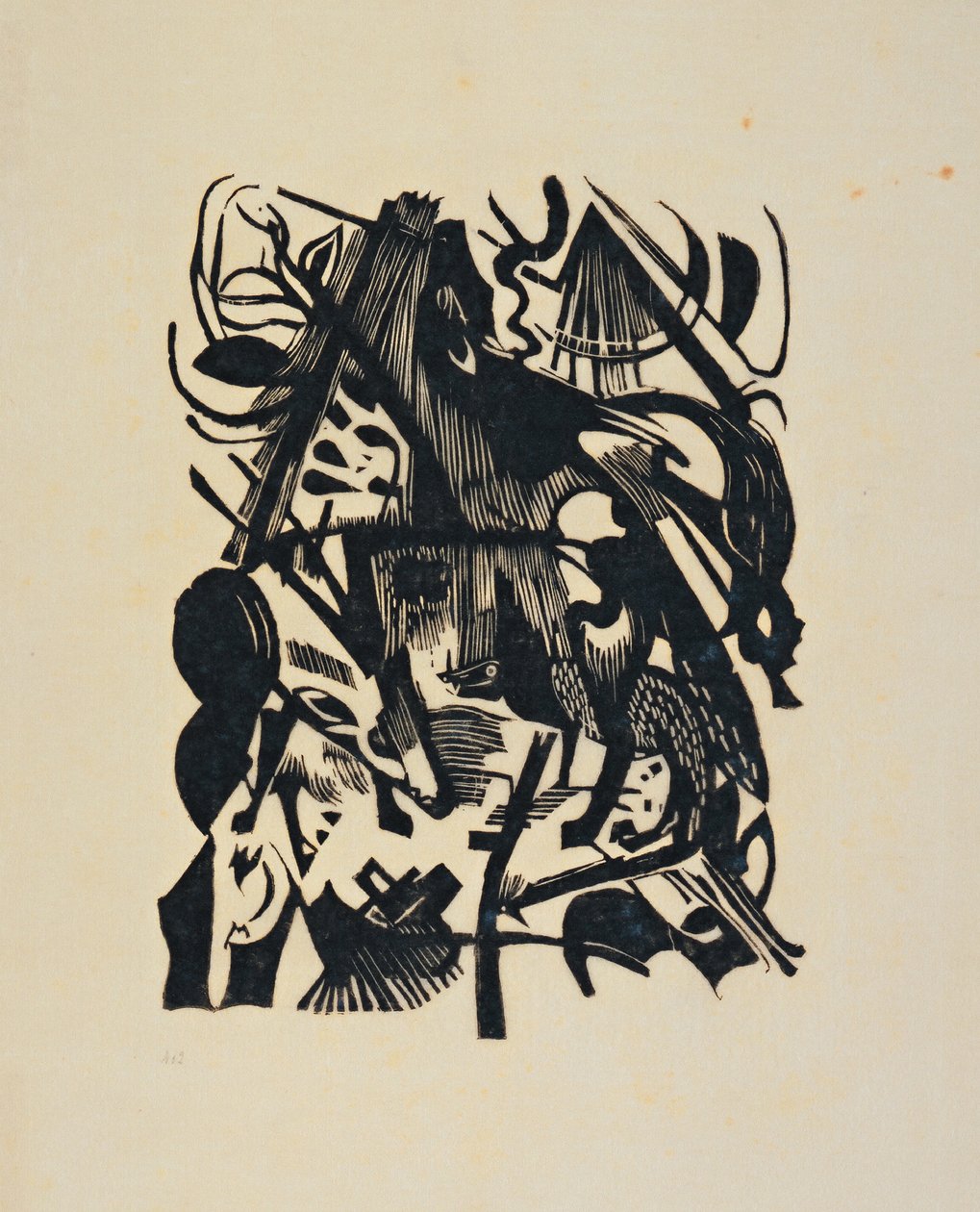 Suden syntymä tekijältä Franz Marc